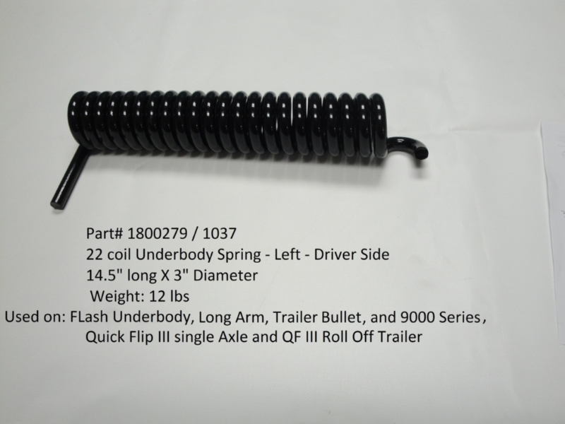22-Coil Torsion Spring (Driver Side) 1800279 | Donovan Tarps