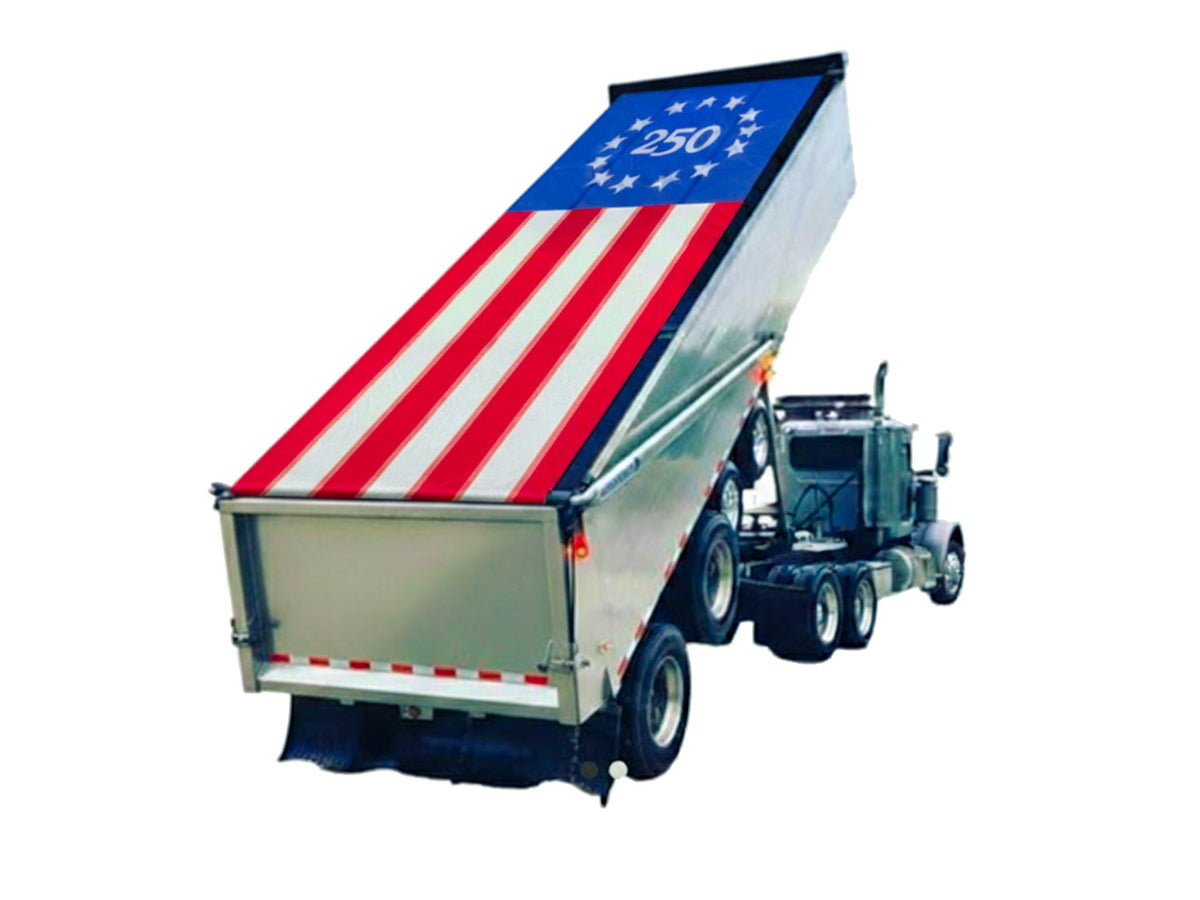 America 250th Anniversary HD Mesh Dump Truck Tarp