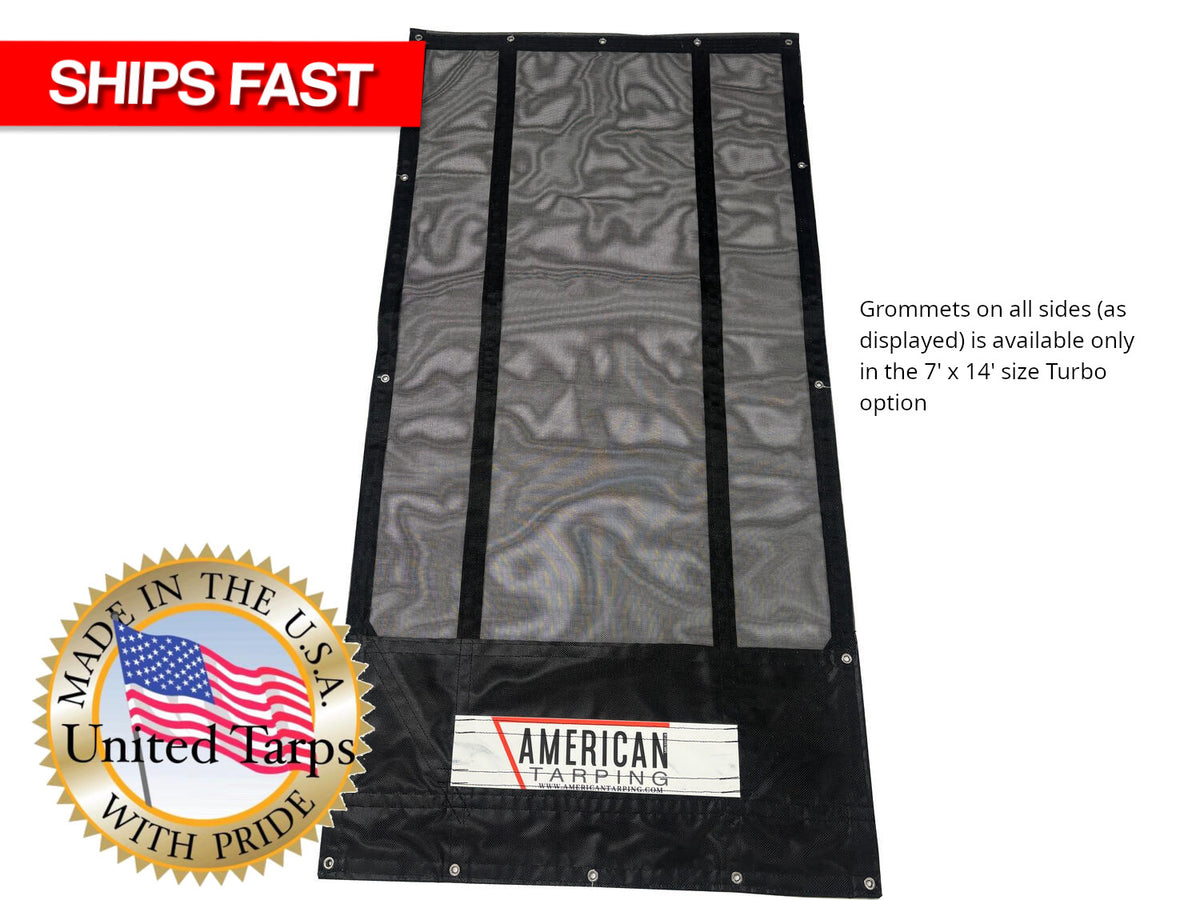 Premium Mesh Turbo Tarps Dump Truck Tarps (Ships Fast 🚀) | United Tarps