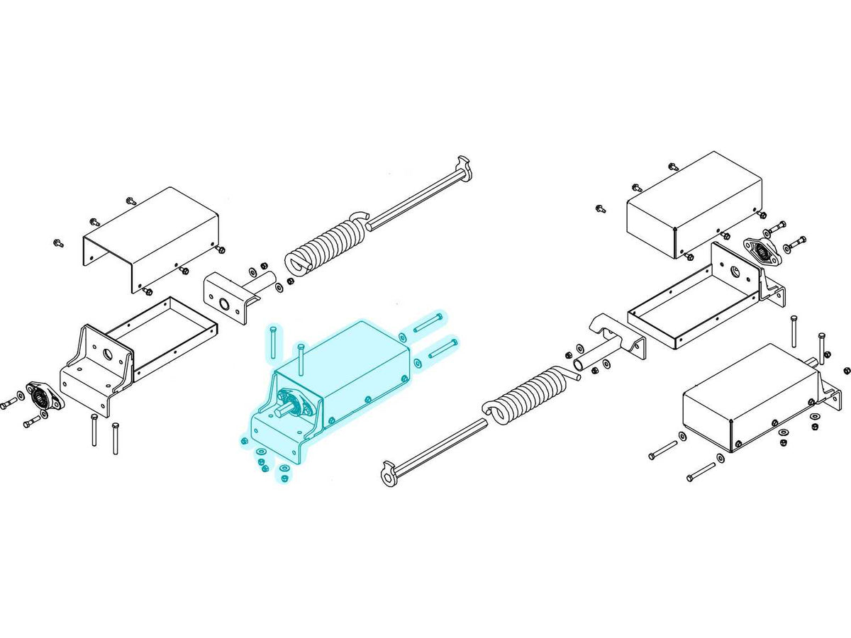 Bridge Mount Spring Assembly - Driver Side 1808665 | Donovan | American Tarping