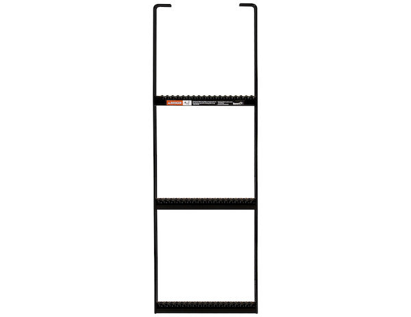 Black Powder Coated Multi-Rung Steel Truck Step 5233612 3 Rung | Buyers Products | American Tarping
