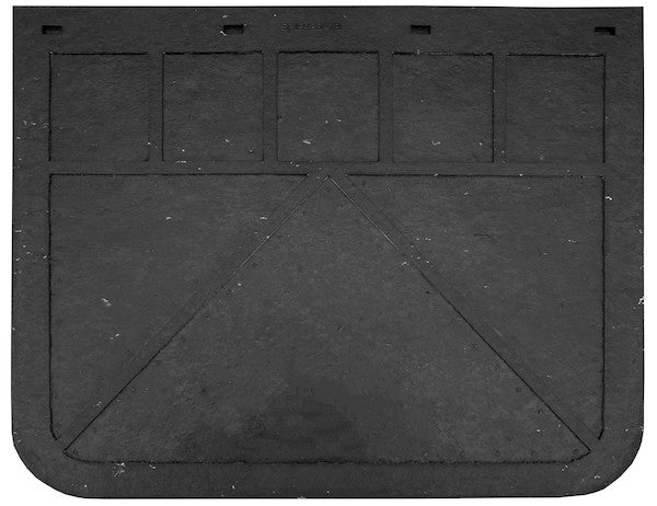 Heavy Duty Mud Flaps 1/4" Thick (Set of 2) B2420LSP_front | Buyers Products | American Tarping