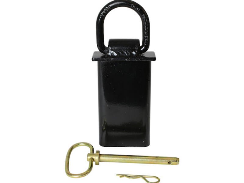 1/2 Inch Forged Stake Pocket D-Ring B38SP Front | Buyers Products | American Tarping