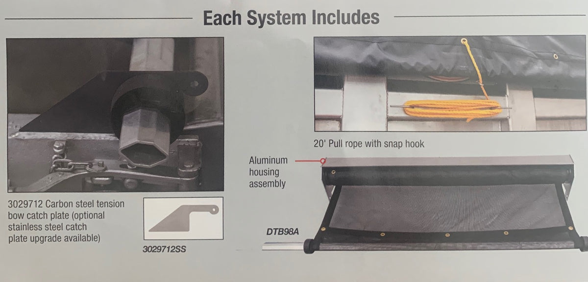 Spring Loaded Pull Tarp System