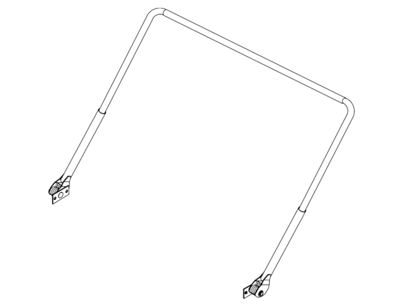 tarp ii Hammer™ II Steel Tarp Arm Kit (Straight or Bent) | Donovan Tarps