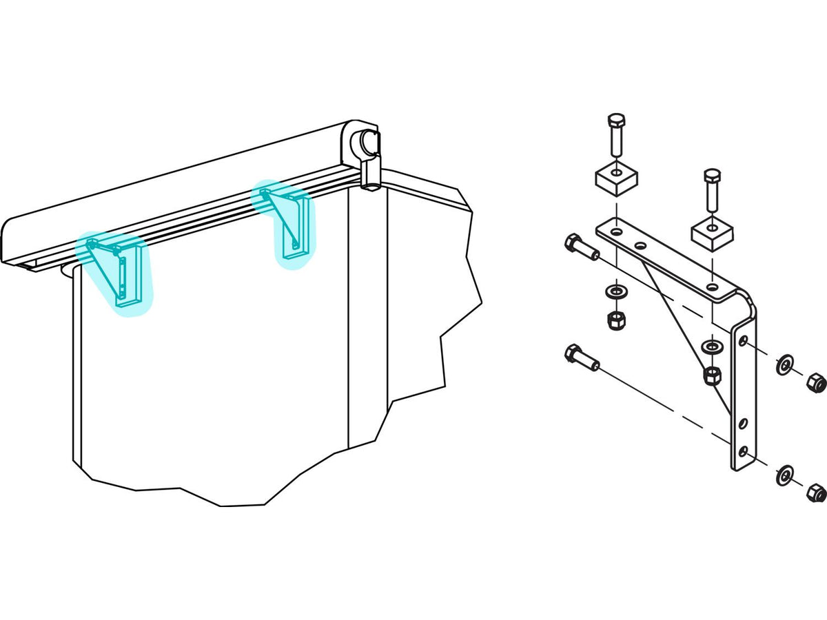 Trailer Bracket Kit 0311-960106 | Aero Industries | American Tarping