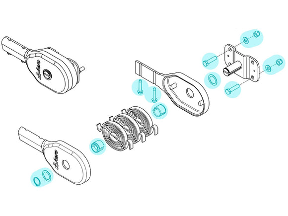 Hardware Kit. Powerpack Spring Kit 575/475 0311-960528 | Aero Industries | American Tarping