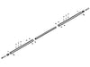 Adjustable Width Roller Bar (Manual Kits Model 400-475) 0311-961306 | Aero Industries | American Tarping