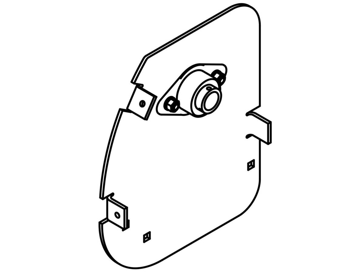 End Plate Assy Passenger Side (For Model 400/450) 0311-961844 | Aero Industries | American Tarping