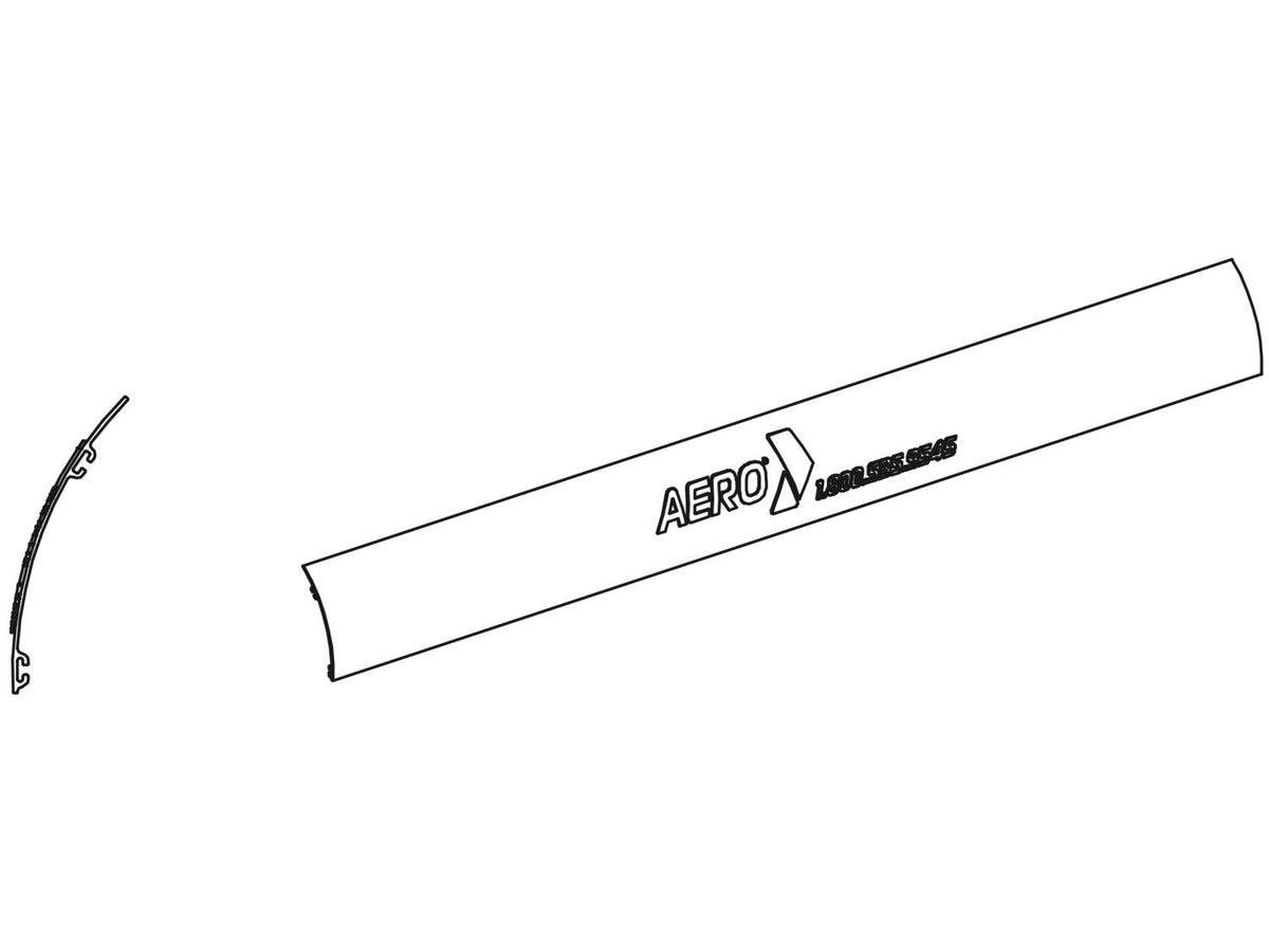 Wind Deflector V2 96" 0311-961845 | Aero Industries | American Tarping