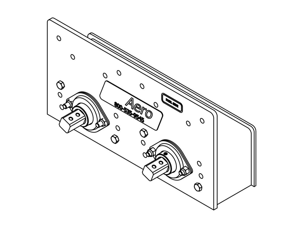 Narrow Style 10-Spring Flange Mount Assembly | Aero Industries | American Tarping