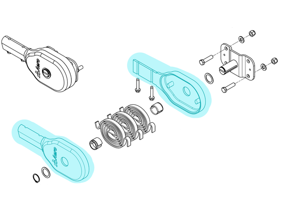 Powerpack Casting Kit, Matched Set (475/575 Powerpack) 0311-964022 | Aero Industries | American Tarping