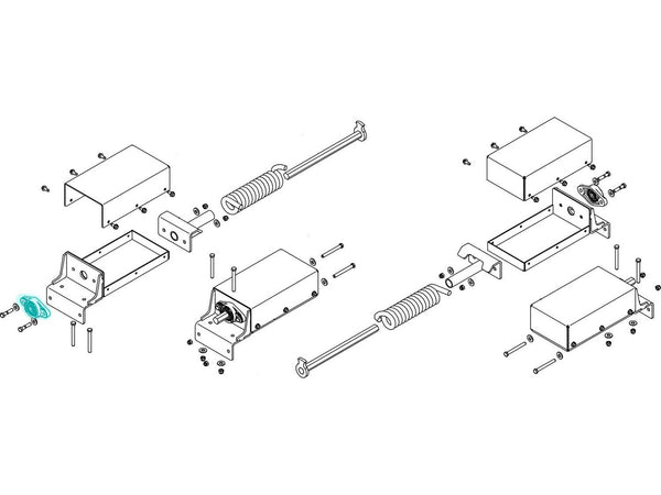 Hex Flange Bore Unit 1801082 | Donovan  | American Tarping
