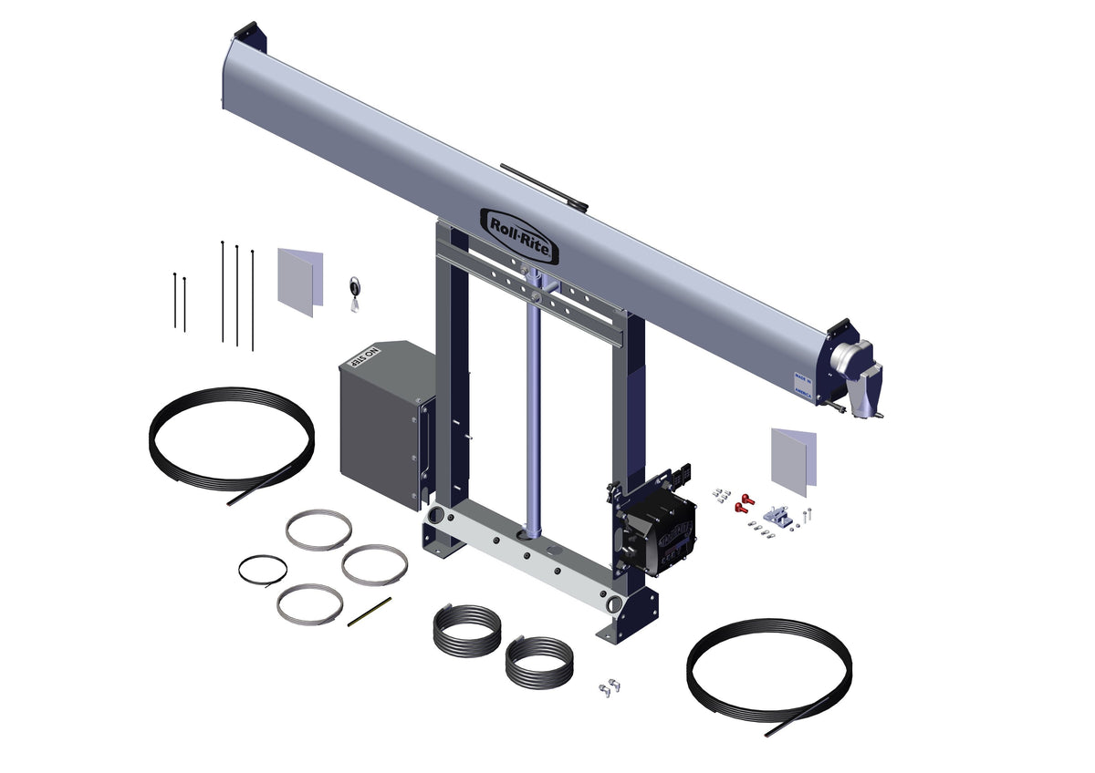 Tarp System, TarpMaster Adjustable Tower with Pump & Control Box 101614 | Roll-Rite | American Tarping