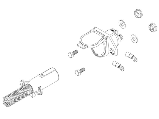 Dual Pole Conductor Plug Kit  1801377 | Donovan | American Tarping