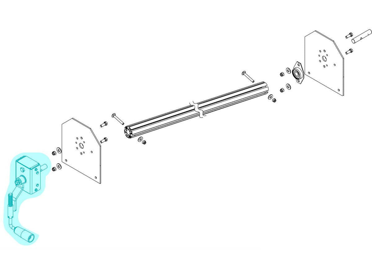 Direct Drive Crank  1810354 | Donovan | American Tarping