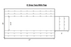 Picture of vinyl lumber tarp for for flatbed trucks with 6-foot side drops, from American Tarping.