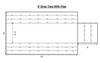Picture of vinyl lumber tarp for for flatbed trucks with 8-foot side drops, from American Tarping.