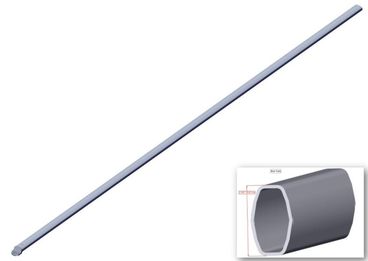 Bow Tube, Long Side Arm w/end tab for Tension Bow 76880 | Roll-Rite | American Tarping