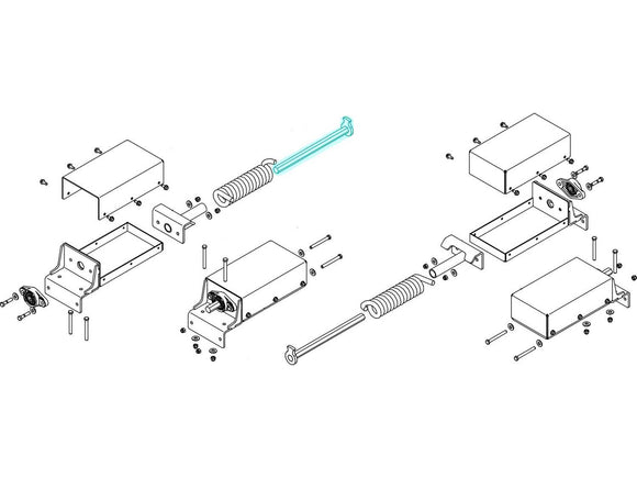 Spring Shaft - 14-1/4
