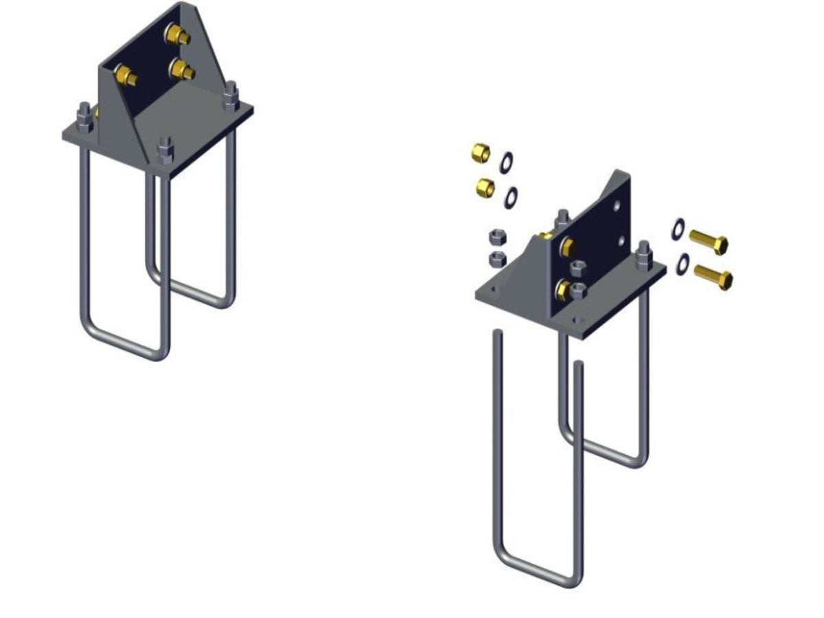 Bracket, Mounting U-bolt Style for Tower - Set (39001) | Roll-Rite | American Tarping