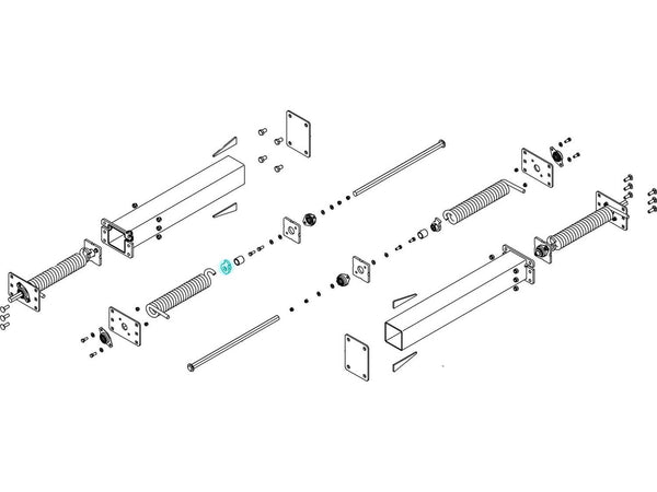Spring Catch - 7/8" Hex 1808637 | Donovan  | American Tarping
