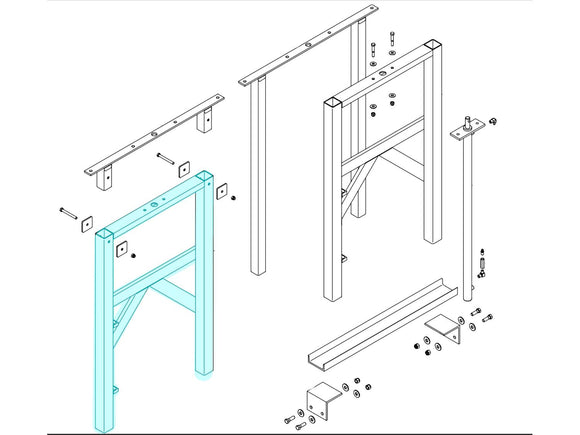 Outer Stage Weldment - Fixed 1808653 | Donovan  | American Tarping