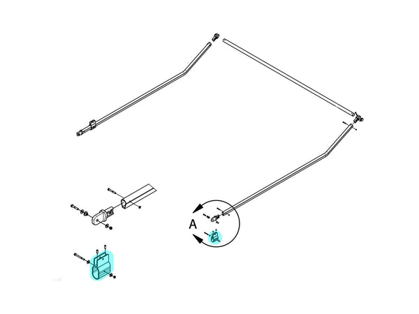 Easy Cover Adjustable Pivot, EC Tension Bow 0311-880046 | Aero Industries | American Tarping