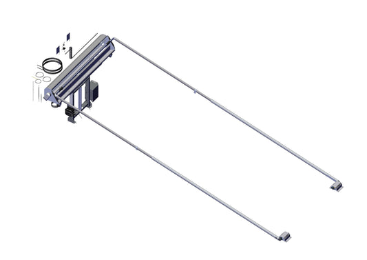 DC422, SD Dual Stage Tower, 12 Spring 160" Top Mount Ext Duty Pivot, Extreme Bow Set 69422 | Roll-Rite | American Tarping