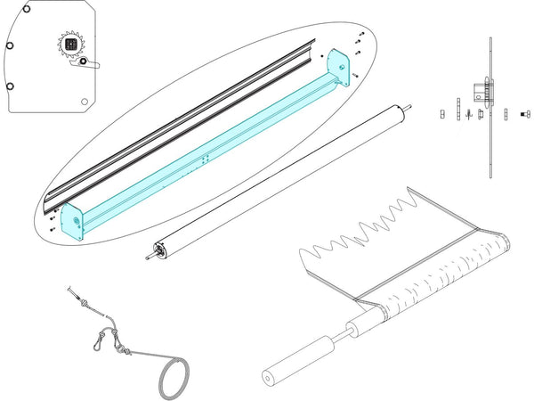 Hy-Tower™ SL Housing w/ End Plates 1800481 | Donovan  | American Tarping