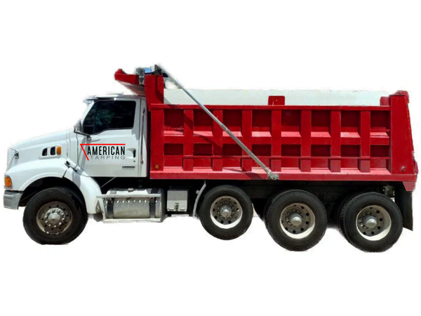 5-Spring Aluminum Electric Dump Truck Tarp System | American Tarping