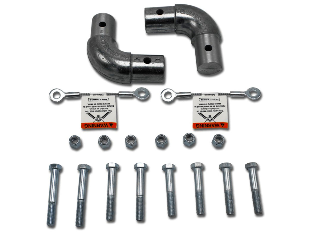 Elbow Hardware Kit - Steel Arms to Aluminum Teardrop Crossbar (501-0791) | Pulltarps | American Tarping