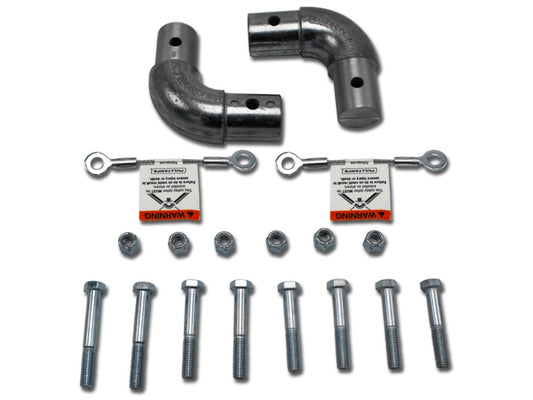 Elbow Hardware Kit - Steel Arms to Aluminum Teardrop Crossbar (501-0791) | Pulltarps | American Tarping