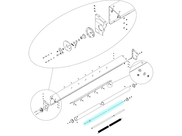 Spring Shaft 1121332 | Donovan  | American Tarping