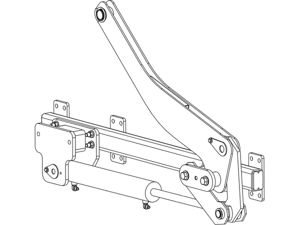 Backhoe Actual Assembly - L Hinge 1800286 | Donovan  | American Tarping