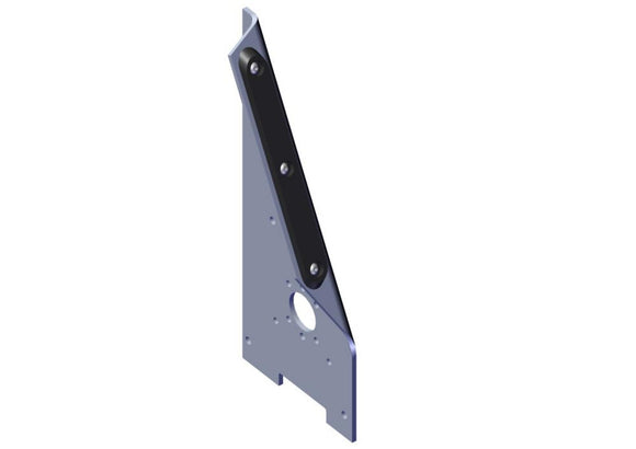 Bracket, Tarp Spool High Wing with bumper (Driver Side) 36352 | Roll-Rite | American Tarping