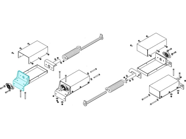 Spring Pivot Mount 1808663 | Donovan  | American Tarping