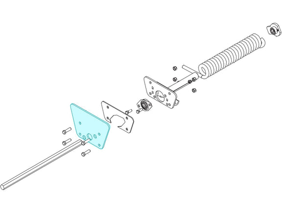 Universal Mtg Plate - Under body 1800960 | Donovan  | American Tarping