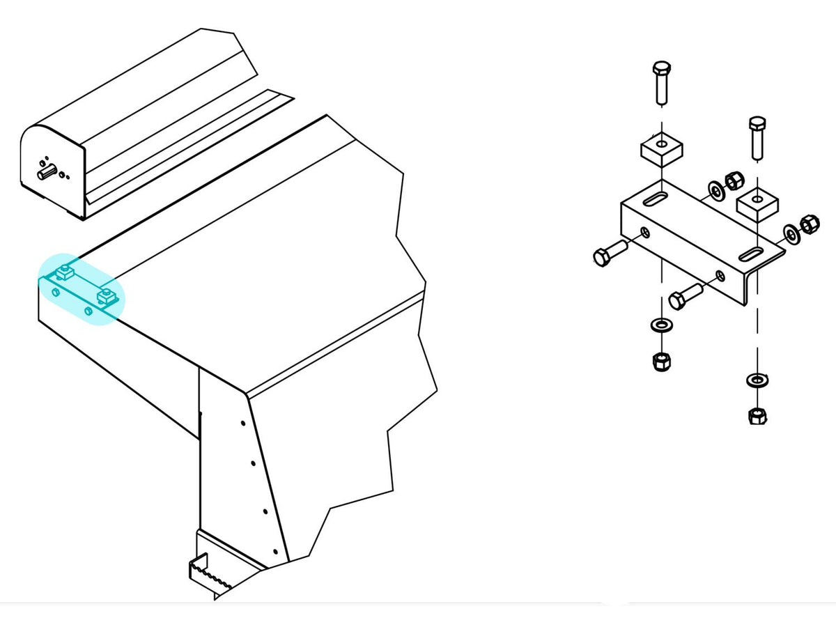 Cab Shield Bracket Kit 0311-960104 | Aero Industries | American Tarping