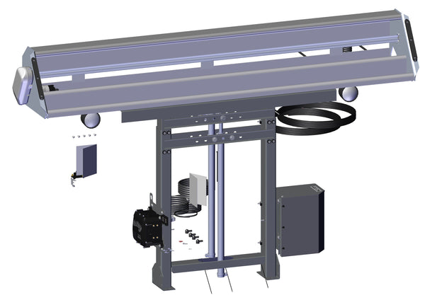 Tower, SD Assembled 2 Stage Adjustable w/Single Valve, Control Box & High Cap Housing 103920 | Roll-Rite | American Tarping