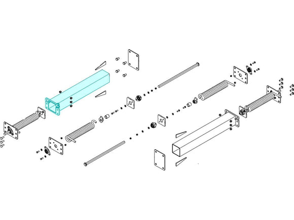 Spring Pivot Tube 1808641 | Donovan  | American Tarping