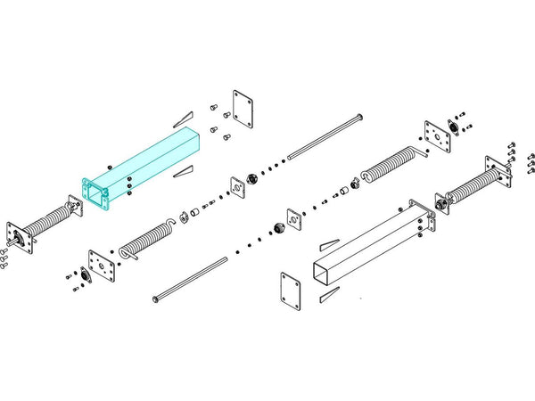 Spring Pivot Tube 1808641 | Donovan  | American Tarping
