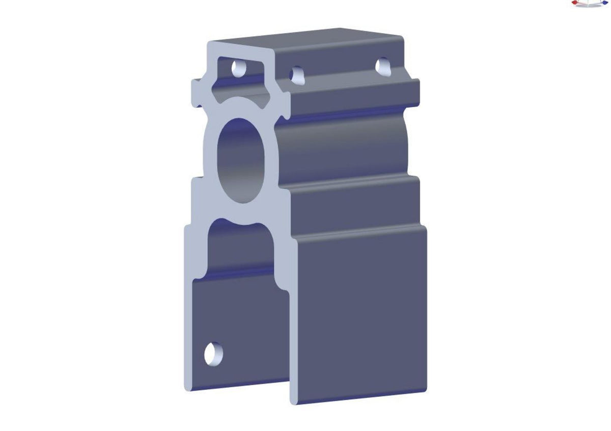 Extrusion, Pivot Mount for Narrow sliding pivot 3" 46733 | Roll-Rite | American Tarping