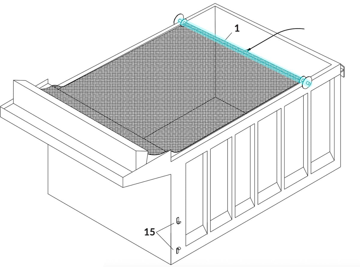 Alum Tube - 104" x .995" | Donovan  | American Tarping