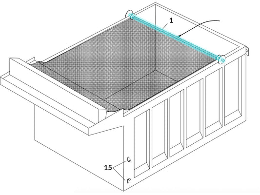 Alum Tube - 104" x .995" | Donovan  | American Tarping