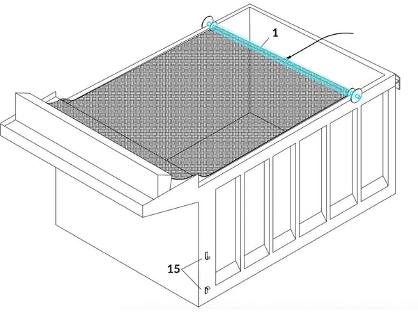 Alum Tube - 104" x .995" | Donovan  | American Tarping