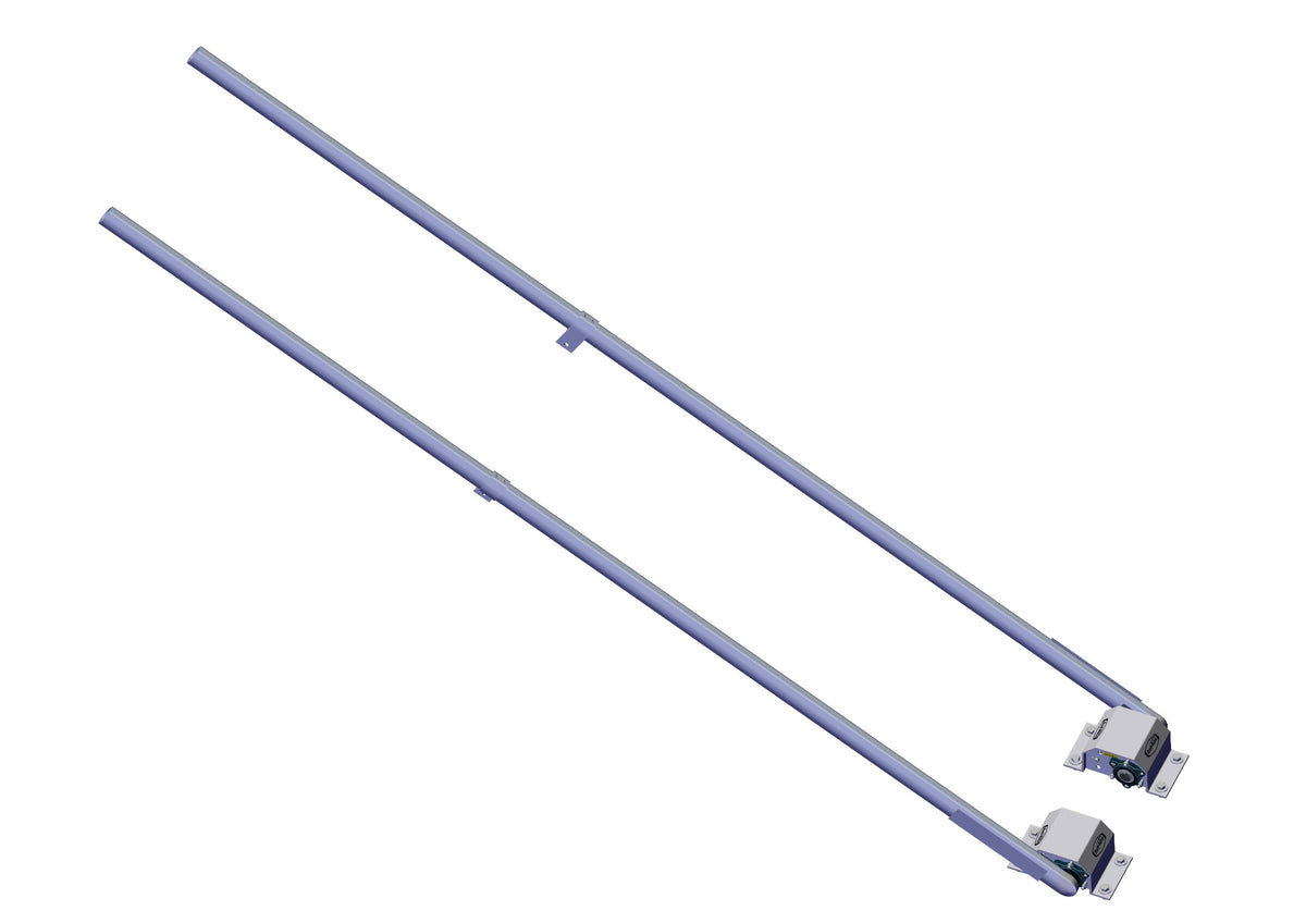 Pivot Set. Top Mount 6 Spring Pivot w/120" Tubes (B1-46591/B2-46592) 46590 | Roll-Rite | American Tarping