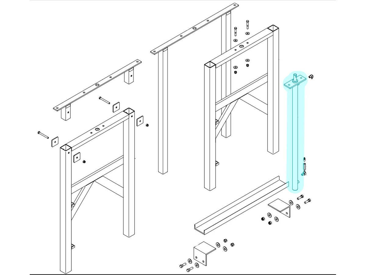 Bridge Mount Spring Assembly - Pass. Side 1800082 | Donovan  | American Tarping