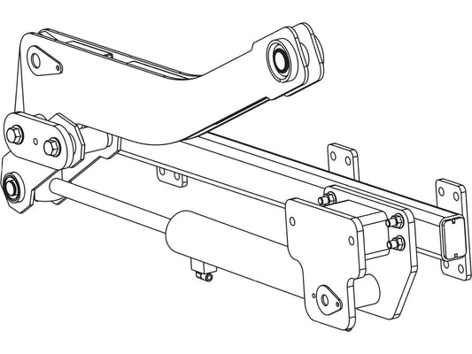 Backhoe Actual Assembly - R Hinge 1801907 | Donovan  | American Tarping
