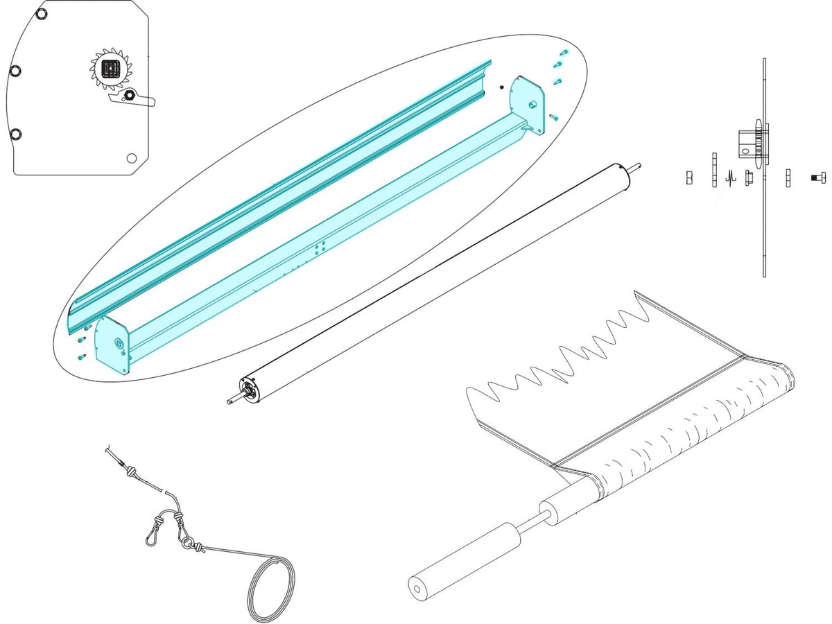 Hy-Tower™ SL Housing Assembly 1800482 | Donovan  | American Tarping